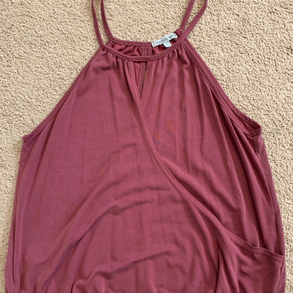 Crossed Comfy Tank Top